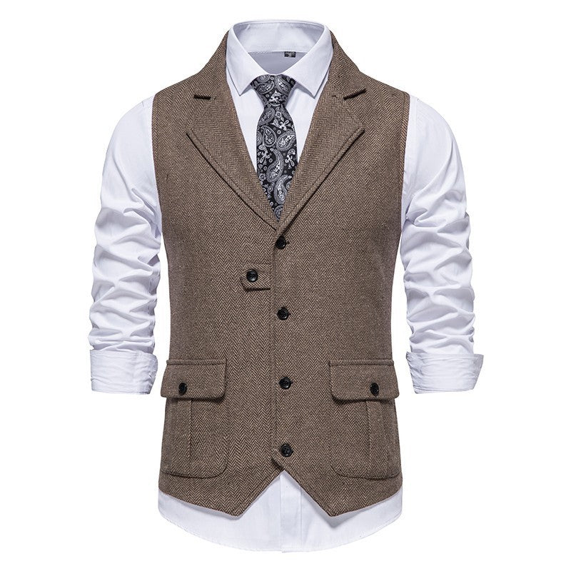 Arthur Tailored Waistcoat | V-Neck Button Front Waistcoat