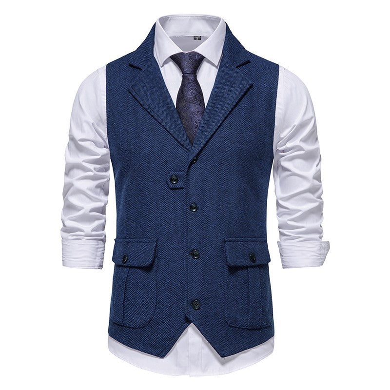 Arthur Tailored Waistcoat | V-Neck Button Front Waistcoat