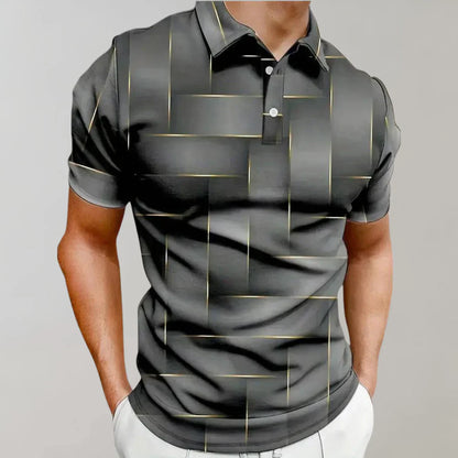 Men’s Polo Shirt – Slim Fit – Soft Knit – Short Sleeve – Classic Collar – Casual Wear