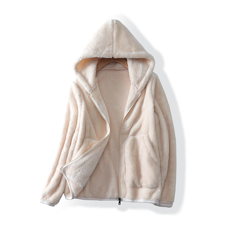 Olivia Relaxed Fit Full-Zip Hoodie | Hooded Zip Front Hoodie