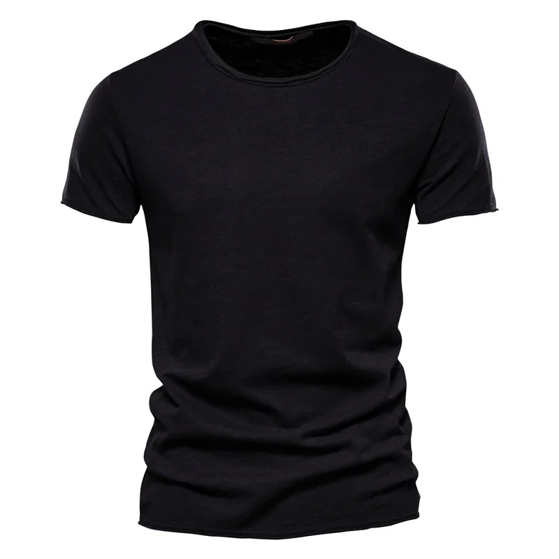 Men’s T-shirt – Slim Fit – Short Sleeve – Crew Neck – Breathable Blend – Minimalist Style
