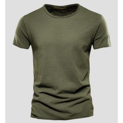 Men’s T-shirt – Slim Fit – Short Sleeve – Crew Neck – Breathable Blend – Minimalist Style