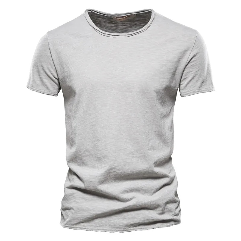 Men’s T-shirt – Slim Fit – Short Sleeve – Crew Neck – Breathable Blend – Minimalist Style