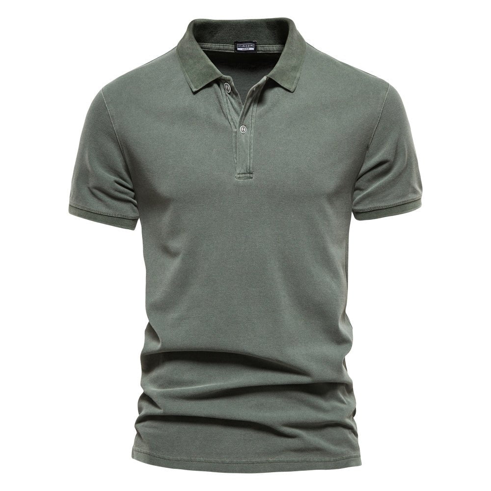 Men’s Polo Shirt – Soft Knit – Standard Fit – Short Sleeve Breathable Casual Wear