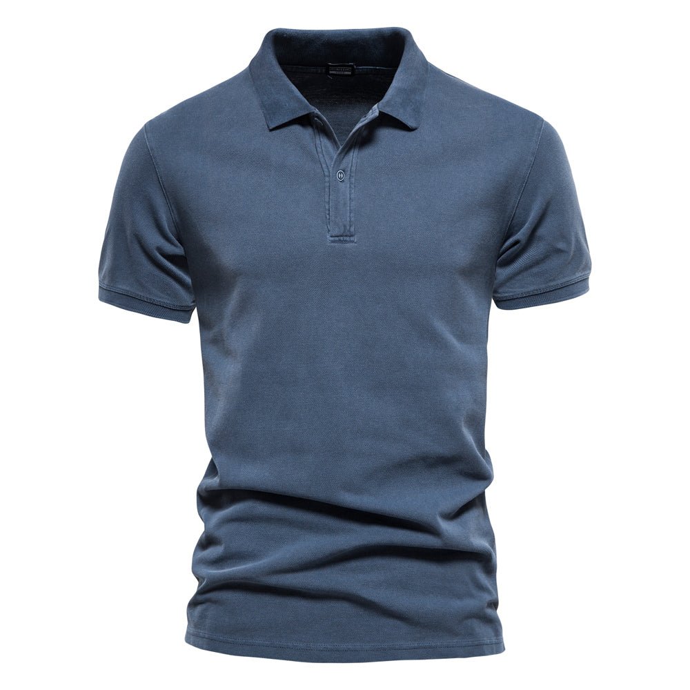 Men’s Polo Shirt – Soft Knit – Standard Fit – Short Sleeve Breathable Casual Wear