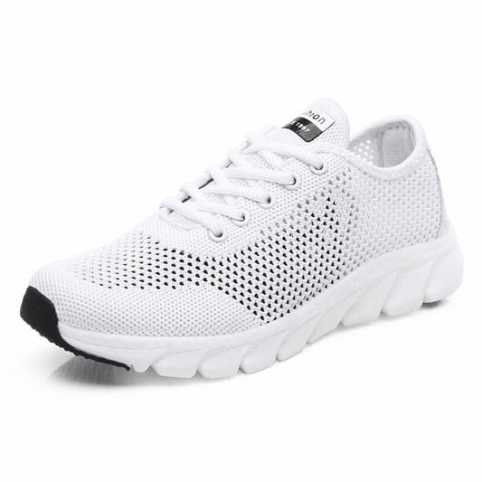 Women’s Sneaker – Flyknit – Form-Fitting – Lace-Up – Cushioned Sole – Lightweight Casual