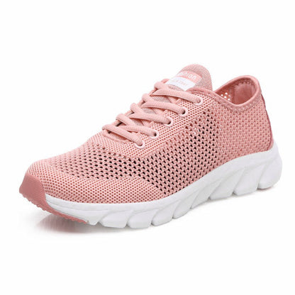 Women’s Sneaker – Flyknit – Form-Fitting – Lace-Up – Cushioned Sole – Lightweight Casual