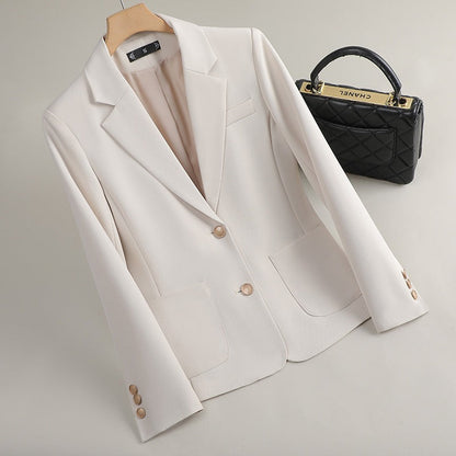 Lily Tailored Fit Blazer | Button Front Notched Lapel Blazer