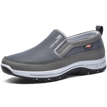 Men’s Walking Shoes – Slip-On Mesh – Low Top – Rubber Grip Sole