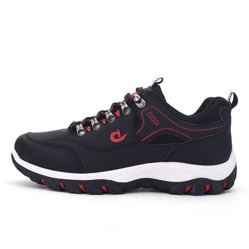 Men’s Athletic Shoes – Low-Top Mesh – Cushioned Sole – Grip Design