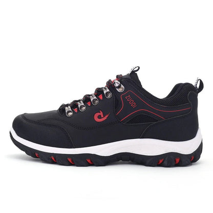 Men’s Athletic Shoes – Low-Top Mesh – Cushioned Sole – Grip Design