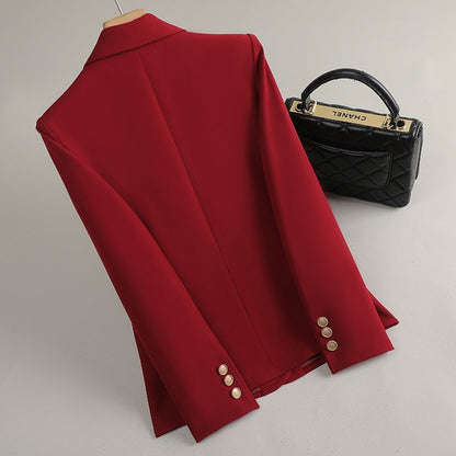 Lily Tailored Fit Blazer | Button Front Notched Lapel Blazer