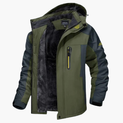 Harry Hooded Casual Fit Outdoor Jacket | Collared Hip-Length Outdoor Jacket