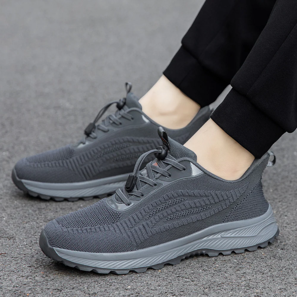 Women’s Sneakers – Breathable Mesh – Lightweight Fit – Lace-Up – Ankle Length Casual