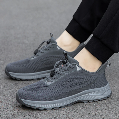 Women’s Sneakers – Breathable Mesh – Lightweight Fit – Lace-Up – Ankle Length Casual