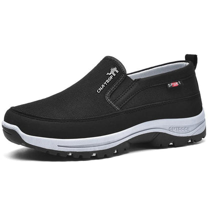 Men’s Walking Shoes – Slip-On Mesh – Low Top – Rubber Grip Sole