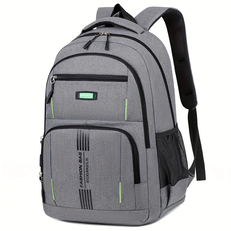 Men's Backpack – Structured Design – Laptop Compartment – Multi-Pocket Utility