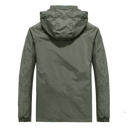 Oscar Loose Fit Hooded Jacket | Drawstring Hood Multi-Pocket Jacket
