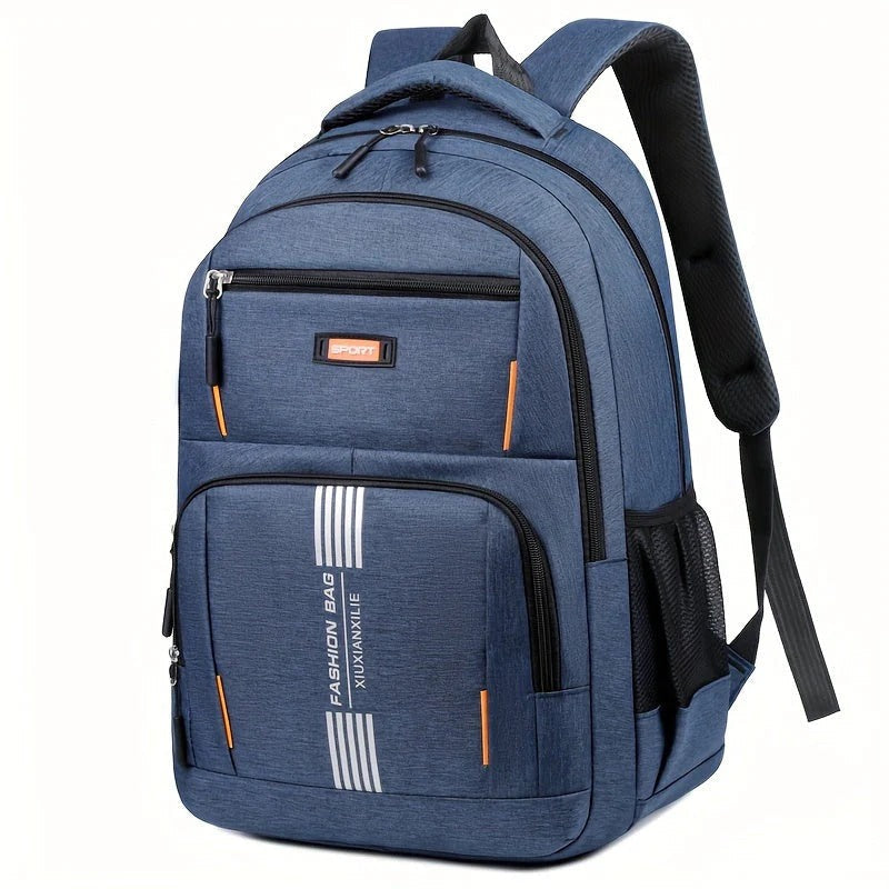 Men's Backpack – Structured Design – Laptop Compartment – Multi-Pocket Utility