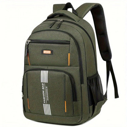 Men's Backpack – Structured Design – Laptop Compartment – Multi-Pocket Utility