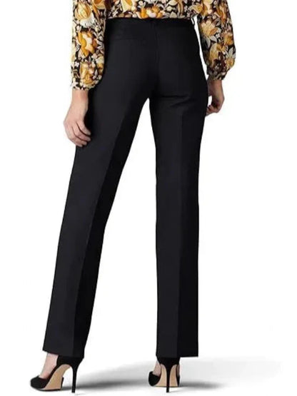Women’s Flared Pants – High Waist – Tailored Fit – Cotton Stretch – Full Length