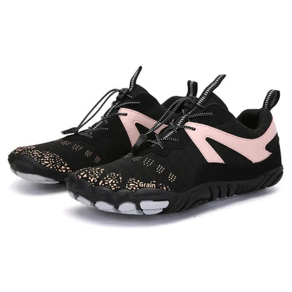 Men’s Athletic Shoes – Mesh Upper – Bungee Lacing – Flexible Segmented Sole – Low Top