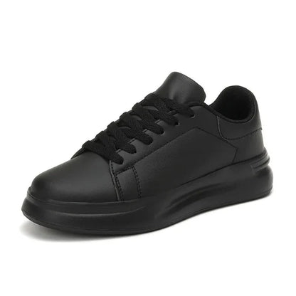 Men’s Low-Top Sneaker – Synthetic Leather – Platform Sole – Lace-Up Casual Fit