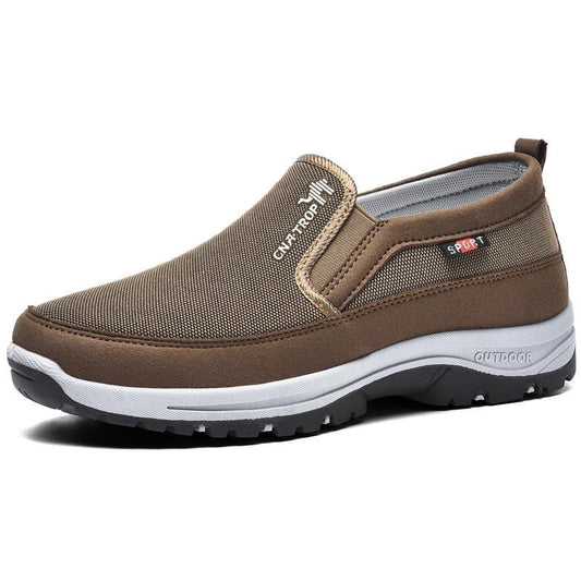 Men’s Walking Shoes – Slip-On Mesh – Low Top – Rubber Grip Sole