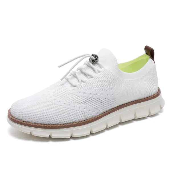 Men’s Slip-On Sneakers – Engineered Knit – Quick-Lock Toggle – Cushioned Sole