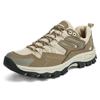 Men’s Hiking Shoes – Low-Top – Breathable Mesh – Reinforced Toe – Rugged Grip Sole