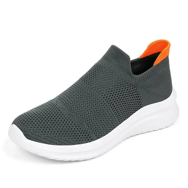 Women’s Sneakers – Knit Mesh – Slip-On Low-Top – Ankle Fit