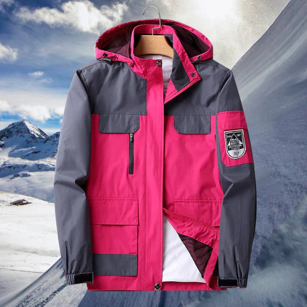 Men’s Rain Jacket – Waterproof Breathable – Regular Fit – Hooded Outdoor Shell