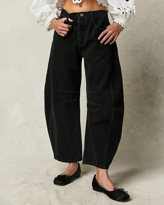 Women’s Jeans – Relaxed Fit – Straight Leg – Durable Cotton Denim – Full Length