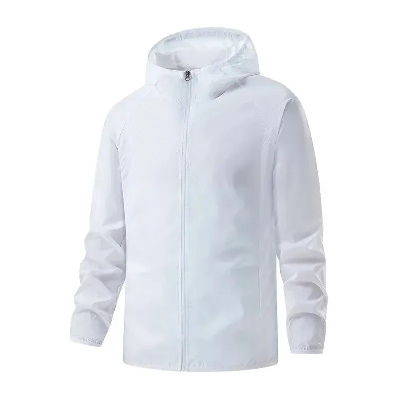 Men’s Jacket – Regular Fit – Woven with Hood – Zipper Front – Casual Outdoor