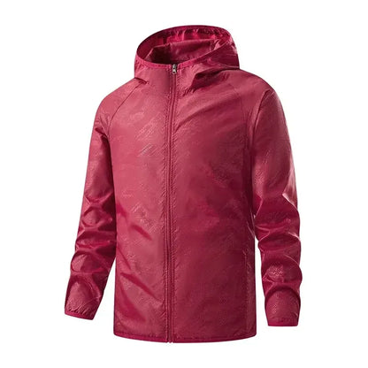 Men’s Jacket – Regular Fit – Woven with Hood – Zipper Front – Casual Outdoor