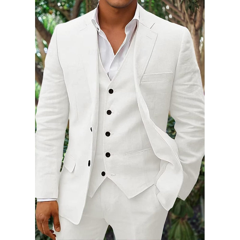 Men’s Blazer – Tailored Fit – Breathable Blend – Single-Breasted – Notched Lapel