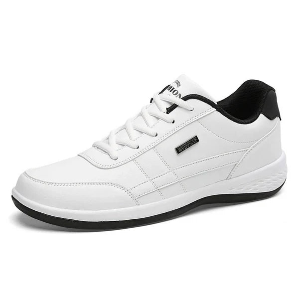 Men’s Sneakers – Leather Upper – Cushioned Insole – Lace-Up