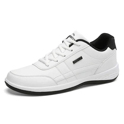 Men’s Sneakers – Leather Upper – Cushioned Insole – Lace-Up