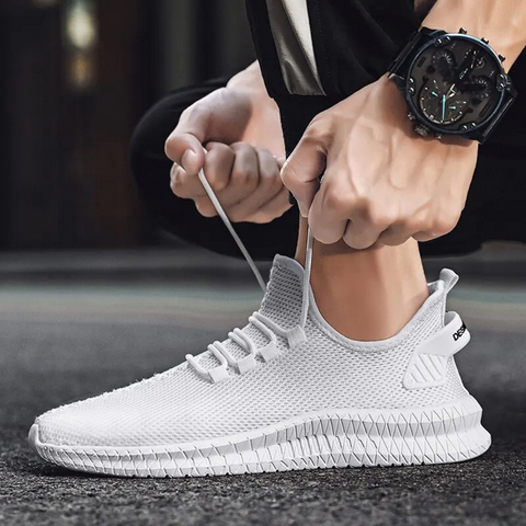 Men's Casual Shoes - Breathable Mesh - Supportive Fit - Orthopedic Design