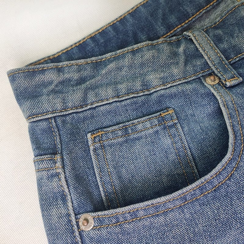 Women’s Wide-Leg Jeans – Relaxed Fit – Denim – Full Length – Casual Style