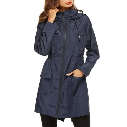 Sophie Waterproof Rain Jacket with Adjustable Hood