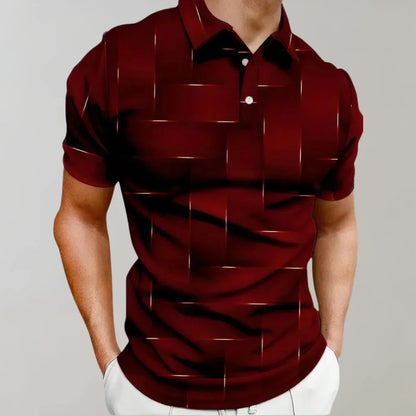 Men’s Polo Shirt – Slim Fit – Soft Knit – Short Sleeve – Classic Collar – Casual Wear