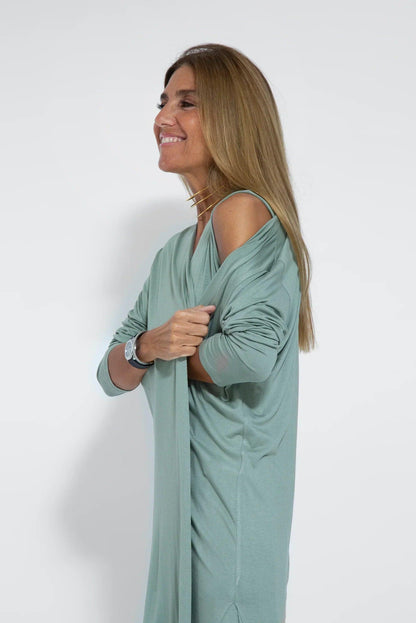 Women's Maxi Dress - Sleeveless A-Line - Lightweight Flowy V-Neck Elegant Fit