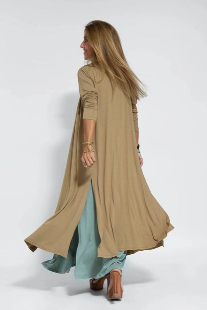 Women's Maxi Dress - Sleeveless A-Line - Lightweight Flowy V-Neck Elegant Fit
