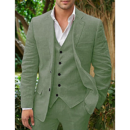 Men’s Blazer – Tailored Fit – Breathable Blend – Single-Breasted – Notched Lapel
