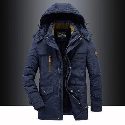 Thomas Hooded Winter Parka | Quilted Shoulders Parka