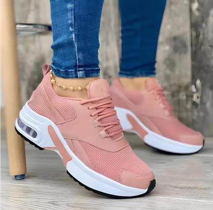 Women’s Sneakers – Chunky Ergonomic Fit – Breathable Upper – Cushioned Sole