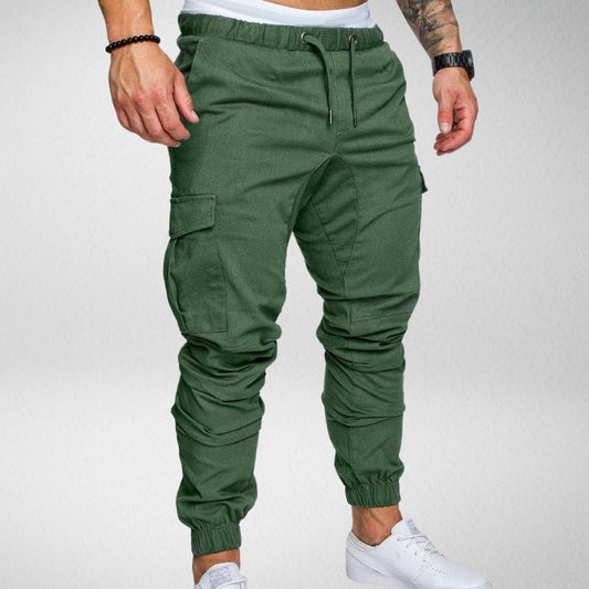 Henry Casual Trousers with Elastic Waistband