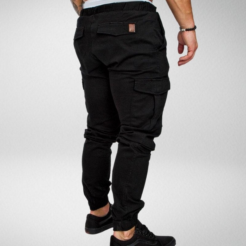 Henry Casual Trousers with Elastic Waistband