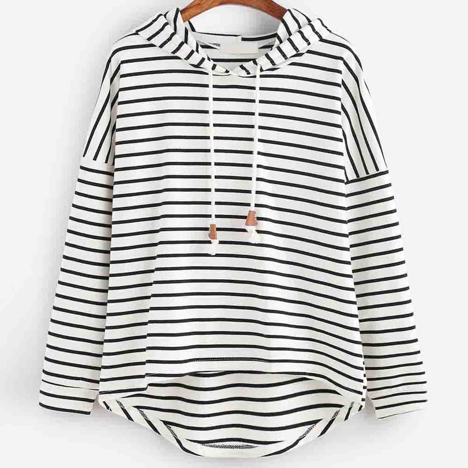 Louisa - Warm, striped hoodie – Olivia Johnsen